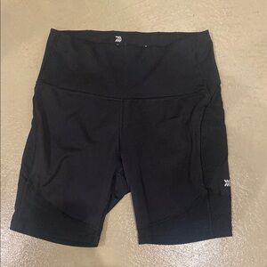 Women's Black Athletic Shorts with Pockets